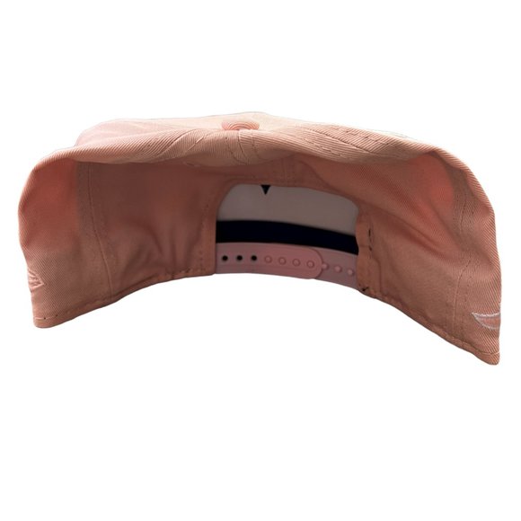 New Era New York Yankees 27 Championships 9FIFTY Snapback Hat Peach Pink UV - Picture 4 of 5